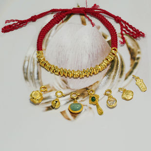 美菲品牌18k金小提溜时尚百搭DIY项链手链配件合集【多样性发一】