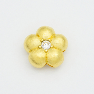 【店铺专属】18k金拉丝大花路路通项链手链吊坠百搭不脱模WT0160