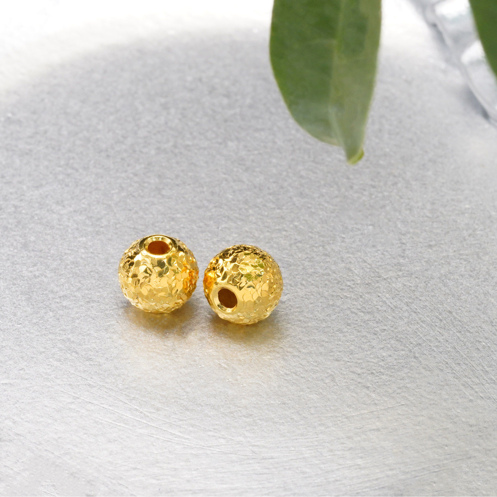 【严选】18k金鱼鳞珠女款轻奢小众高颜值百搭DIY配件不脱模WT0569,珠宝/钻石/翡翠,其他,淘宝优惠券,粉丝福利购,淘宝优惠卷