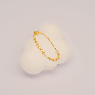 18k金仙女抽拉戒指女原创设计款轻奢小众高颜值送老婆【QL07341】