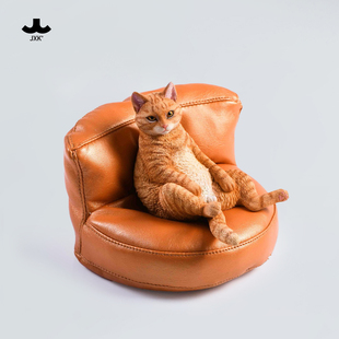 JXK仿真三花橘猫咪模型周边动物仿生手办家居小摆件手工玩偶礼物