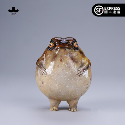 JXK馒头蛙潮玩手办模型