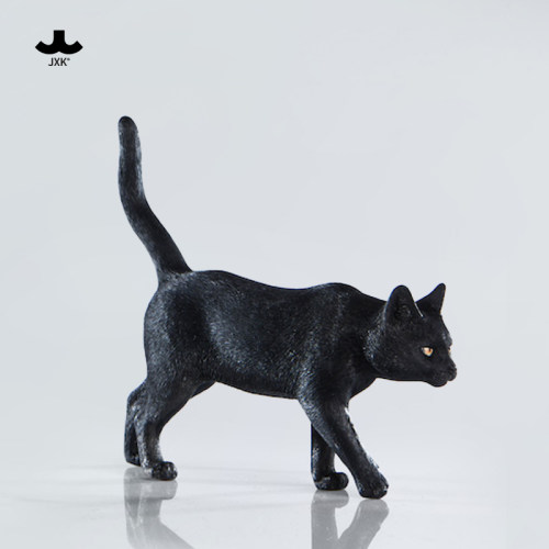 【JXK官方店】仿生小黑猫摆件