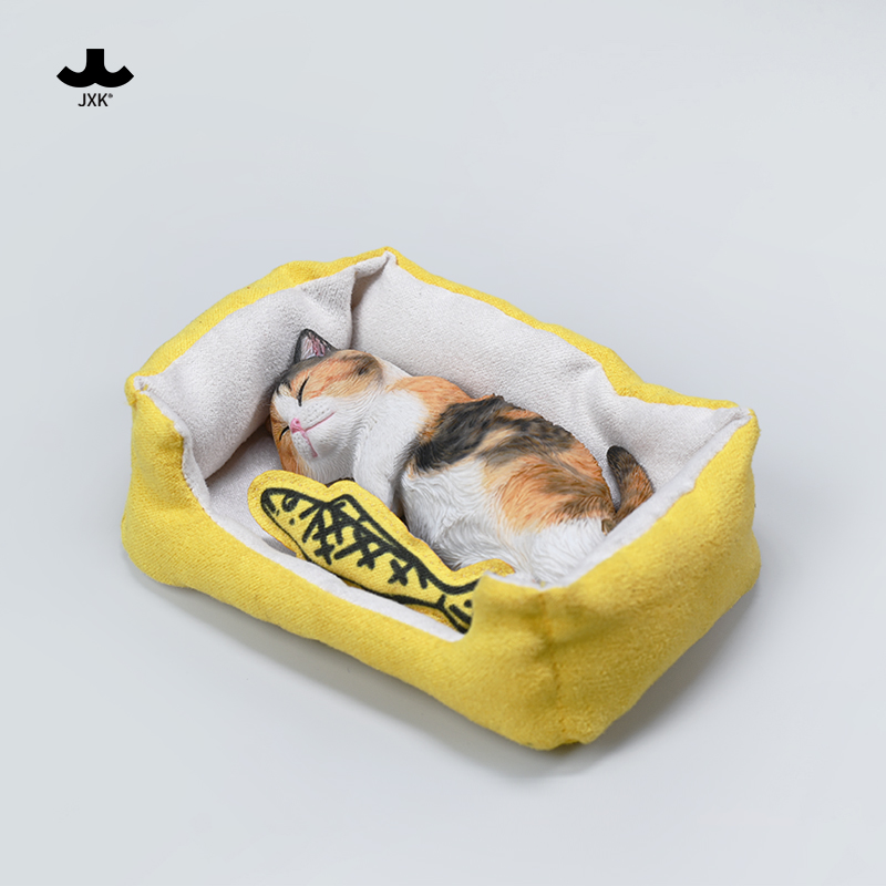 【JXK官方店】睡觉小猫模型摆件