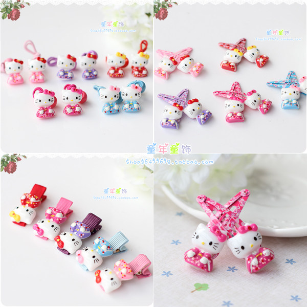 儿童发饰配饰品儿童发绳宝宝HELLO KITTY 凯蒂猫BB夹可爱发夹|msdalam kategori Kanak-kanak/Bayi/Keluarga dipasang, Aksesori Kanak-kanak, Aksesori rambut - dari Buy2taobao.com untuk memberikan perkhidmatan ejen Taobao profesional membeli