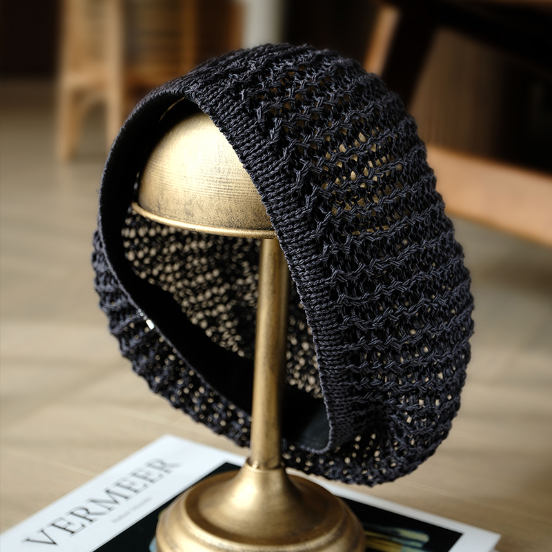 小野商时髦精松弛感镂空贝雷帽