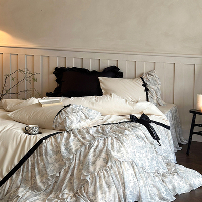 法式少女浪漫纯棉四件套