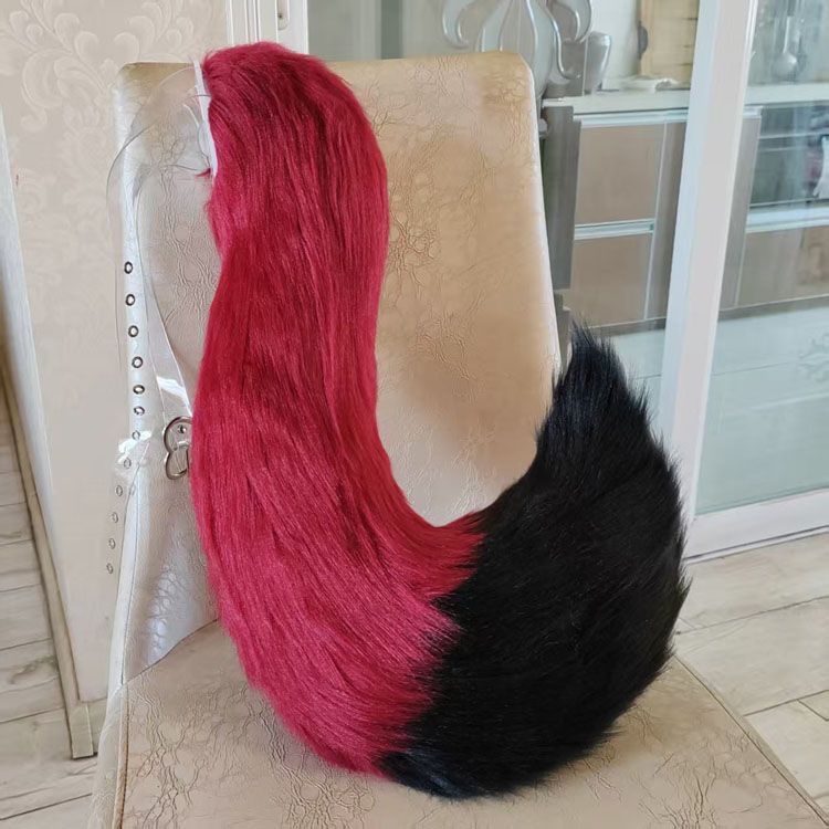 兽装尾巴福瑞furry猫尾虎尾狼狐狸尾巴COS道具毛茸茸大号尾巴