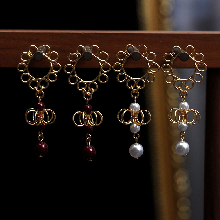 不穿孔乳环乳夹耳涡夹灯笼纯铜免打孔可调节情侣饰品小众