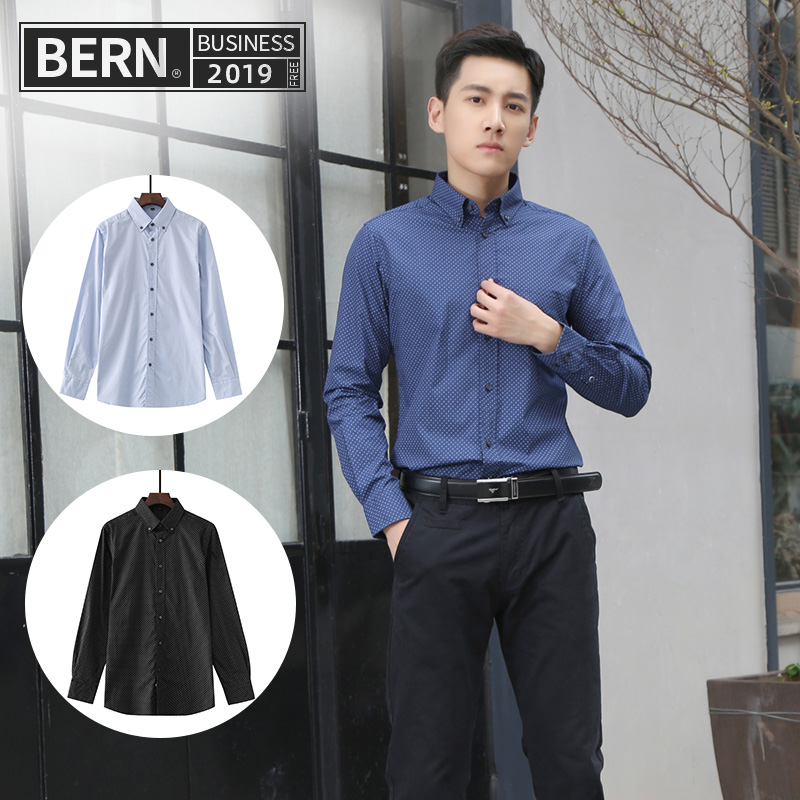 tngt春秋精致韩风清新印花衬衫