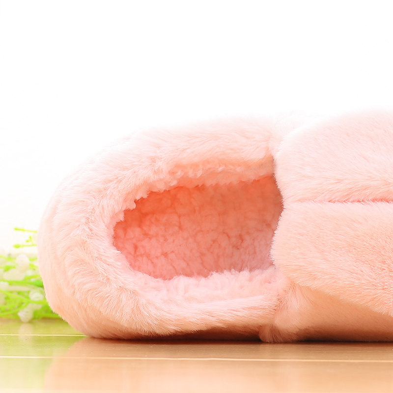 Pantoufles enfants en suède pour hiver - Ref 1011563 Image 4