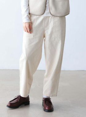 必入！Fudge前总监主理人纯正日杂感宽松显瘦纯棉工装休闲裤女