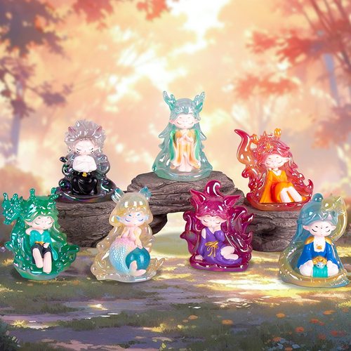 山海经梦境古神兽盲盒桌面摆件创意潮玩手办女生礼物国朝文创萌瑶