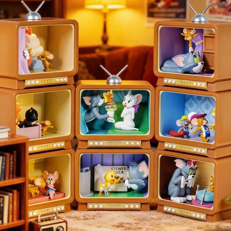 猫和老鼠经典盲盒可亮手办摆件发光潮玩电视家居卧室创意装饰萌瑶