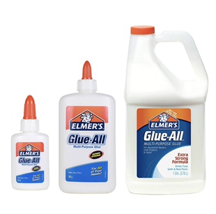 美国elmers艾默思多功能白胶水学生埃尔默牛头全能胶史莱姆木工胶