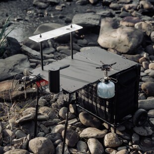 ODAM碳纤维露营桌桌面外置拓展模块蜘蛛炉,高山气罐,上水器外接