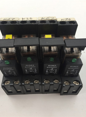 魏德米勒继电器RCL424024+底座SRC2CO 8690830000 24VDC实拍