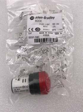 Allen-BradIey红色指示灯800XP-P4N3 24V 实拍
