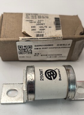 美国BUSSMANN LE125TH 250MT熔断器 BS88:4 690V 250A 工业级
