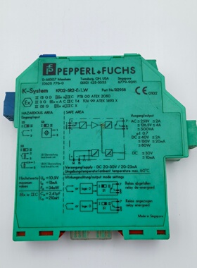 KFD2-SR2-Ex1.W 132958原装拆机倍加福PEPPERL+FUCHS安全栅 现货