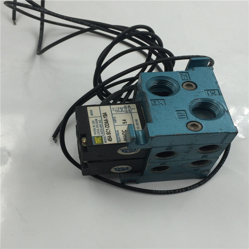 MAC电磁阀45A-SC1-DDAA-1BA 24VDC 5A 功能完好 现货