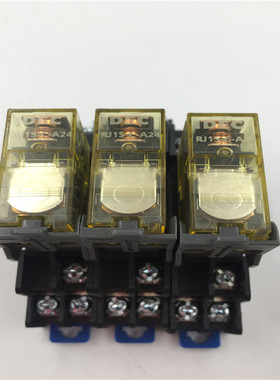 IDEC和泉继电器RJ1S-C-A24+底座SJ1S-05B 功能完好 现货