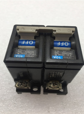 富士FUJI双路过电流保护器 CP32D 10A 带辅助断路器 现货速发