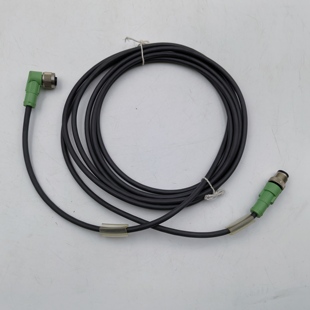 M12MS 1668506 M12FR菲尼克斯4芯母弯头 PUR 4芯公头 SAC