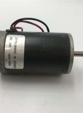 拆机直流电机 ZYTD-38SRZ-R-070923 DC24V 1000转 工业级实物拍摄