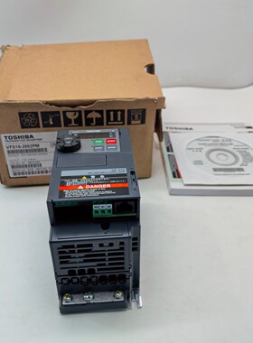 东芝VFS15-2002PM变频器全新原装0.2KW/220V 200-240V 0.25HP