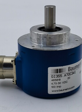 Baumer 堡盟 GI355.A70C341 465818 原装拆机绝对值编码器 实物图