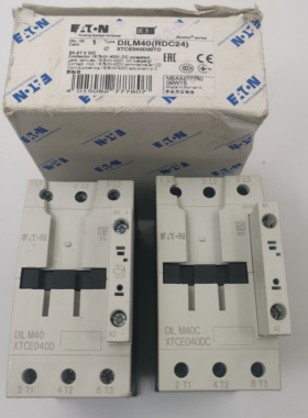 EATON接触器DILM40(RDC24) DILM40/220-230V XTCE040DC/D现货