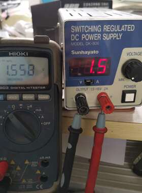 sunhayato直流安定化可变电源DK-806 1.5-15V 2A调压电源 实物图
