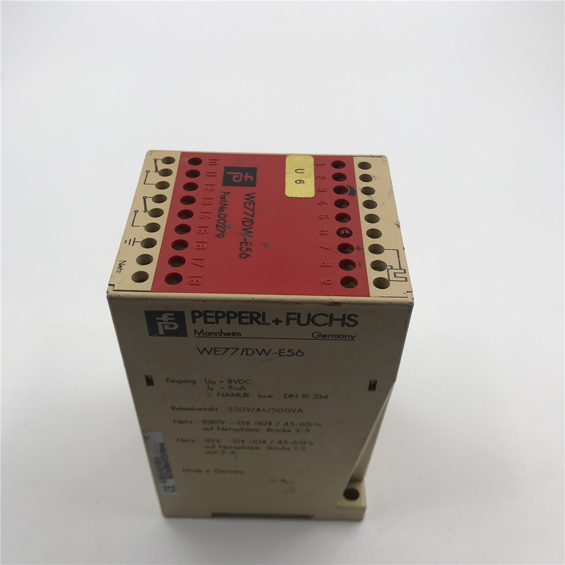 PEPPERL+FUCHS倍加福WE77/DW-E56安全继电器