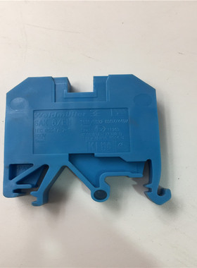 魏德米勒蓝色接线端子0212880000 SAK6/EN BL实拍 现货