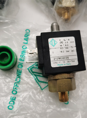 直拍 212M0AV25 0-18.0bar 220V全新ODE电磁阀 无包装 实物图