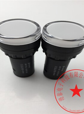 TAYEE上海天逸信号灯电源指示灯AD17-22/DC24V 白色 现货实拍全新