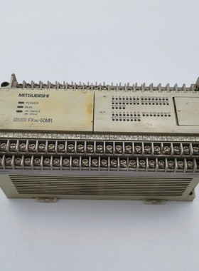 三菱原装PLC FXON-60MR-001，实物拍摄，成色如图