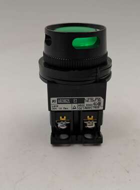 富士 金属防护型凸头带灯按钮AR30G2L E3绿色 AR30F0R黑色
