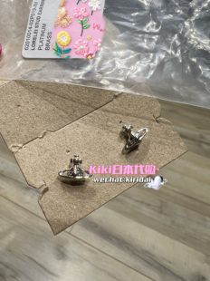 Япония покупкаVivienne Westwood Queen Mother West Simple Saturn Earrings Men's Lorelei