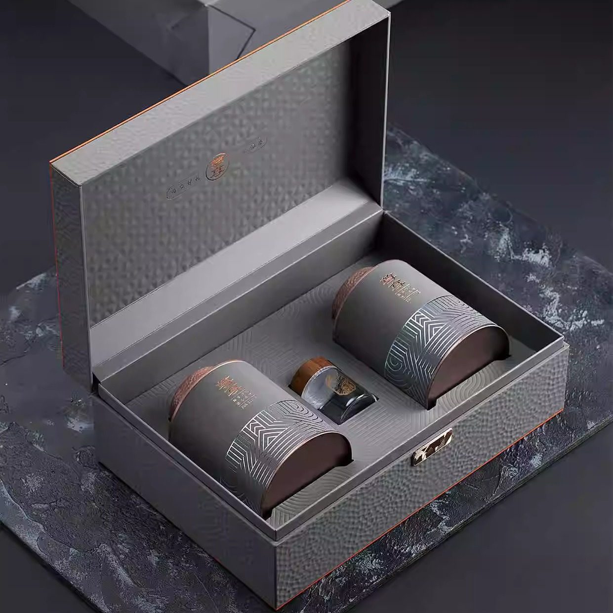 枸杞礼盒专版茶叶包装小玻璃罐