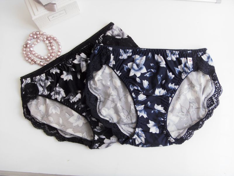 日单牛奶丝花朵底裆内裤5条包邮
