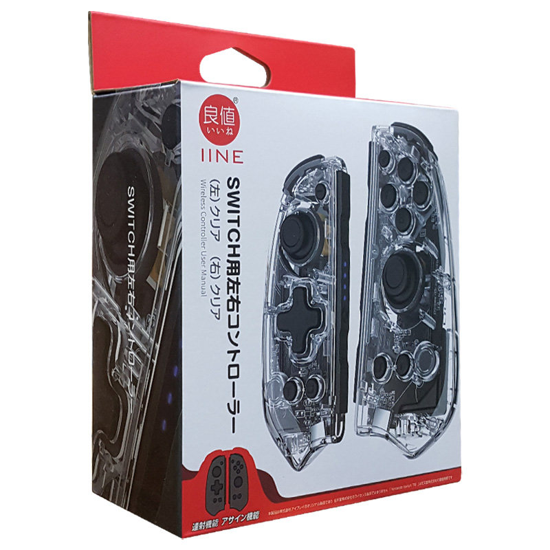 良值正品Switch1透明版Joy手柄图片