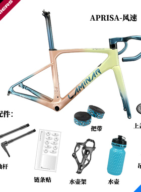 LAMINAR/力敏纳APRISA/风速 (幻梦)一体把碳纤维全内走线公路车架