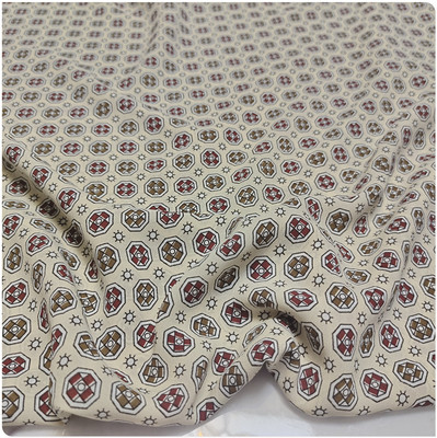 春夏新品仿真丝双绉薄布料连衣裙衬衫短袖飘逸不透下垂面料10