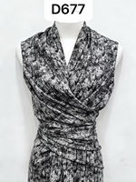 Summer 2026 aloe vera cotton printed silk fabric dress, short-sleeved top, pajamas, summer cool quilt, cool fabric thumbnail 7