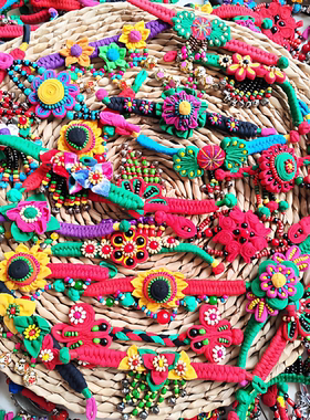 布手链表演用手链舞台日常饰品手工制作手镯铃铛串珠编制清货甩