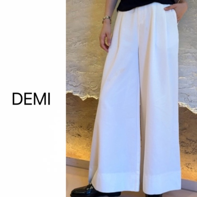 MISS RUILI 定制  新款韩系简约百搭休闲阔腿裤F1058