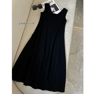 V领蕾丝拼接时尚 定制 百搭大裙摆连衣裙F0135 RUILI MISS