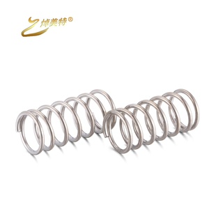 12长度10小 50压簧压缩Y型 回位不锈钢小弹簧线径1.5压弹簧